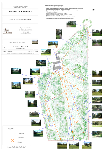 Analyse paysagère du parc d'Espeyran