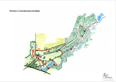 Proposition de parcours dans le parc de Cibeins